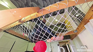 Hammock Goddess Worship Part 2 - Slave Tongue Gently Slides on My Unzipped Pussy and Ass Plus Golden Present