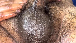 My sexy wife Oil massage on his big Penis