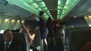 PORNSTAR PLATINUM Crazy Orgy Experience Up In The Air