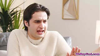 Stepmom Tittyfucks Stepson Before Wedding