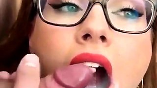 Busty JenKowski bukkake cumslut