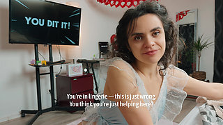 Stepsis Photoshoot Turned Into Blowjob!