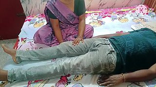 Step Mom Takes Care of Injured Step Son with Sexy Tamil Moaning - Sweethoneybgl Big Natural Tits