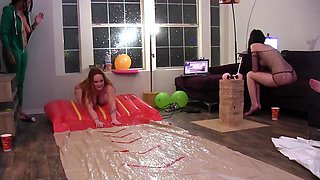 Hot lesbian milf threesome