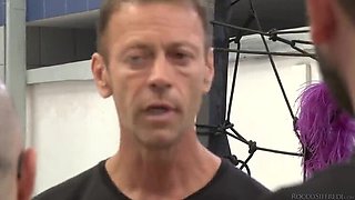 Rocco Siffredi's Hard Academy Part 1 – Massive Gangbang with Double Penetration and Bukkake