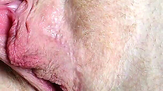 Pulling and Spreading My Big Labia Pussy Lips