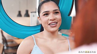 Well-made Alexis Doll and Peach Lollypop at medium size tits xxx