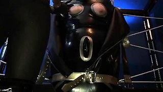 Amateur fetish BDSM action with redhead