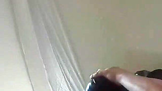 Laura is wearing a condom latex catsuit and high heels, roughly fucked and throatfucked