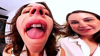 BrattyFootGirls - Tessa & Luna – College Girls Shrink