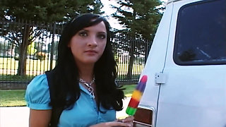 Sexy Ice Cream Scene-2_hot Brunette Teen with a Big Ass Fucked by the Ice Cream Man