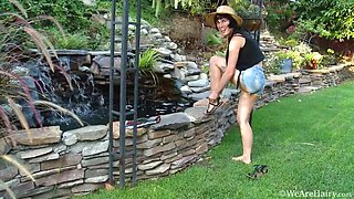 Cocco's Big Tits Exposed Outdoors