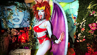 Demona Falls Prey to Your Seed - Gargoyles Cosplay POV