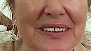 Granny Maria Fingers Her Old Cleft