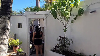 Jaguar's Friend Waits for Me to Go Out to the Gym and Gave Her Ass and Pussy to My Husband