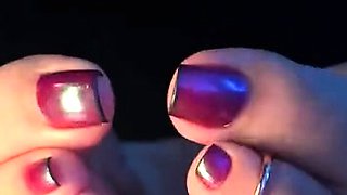 Maitresse Madelines solo foot fetish POV