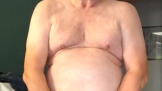 Oldotto60 masturbates