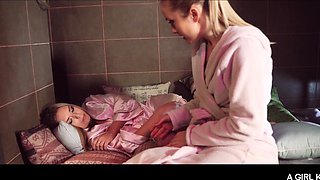 Sicilia's Playful Shower Turns Into Sensual Lesbian Bliss