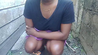 Squeezing My Boobs Twisting My Nipples Peeing Outdoors