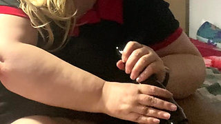 British Blonde MILF Gets Wild with Huge BBC. Naughty Play