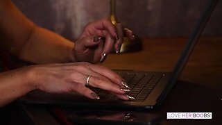 Bubbly Tiffany Rousso at pornstar clip