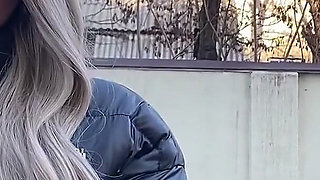 Gorgeous Blonde Cheats on BF for Tuition