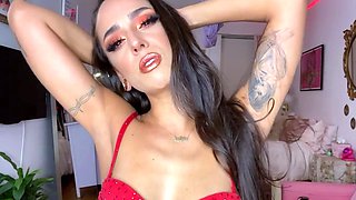 Amateur Webcam Teen Flashes Masturbates