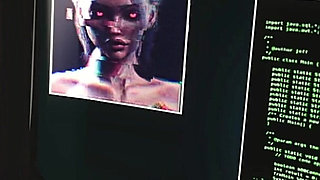 The Synthetic (part 10) by Carbon - Blonde Gives Handjob