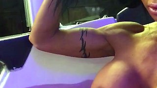Big boobs milf masturbates with her dildo