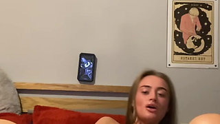 Watch this horny emo student fingers slipping deeper and moans heavily