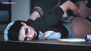 Shy Teen Made Gets Punished And Fucked Hard By Her Boss ( 3D Realistic Uncensored )