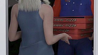 Naughty Neighbours - V0.57 - Libby Showed Her Boobs to the Delivery Guy to Get the Pizzas for Free