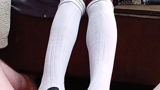 Black 18 Year Old College Girl Shoe Job for Better Grades by Teacher