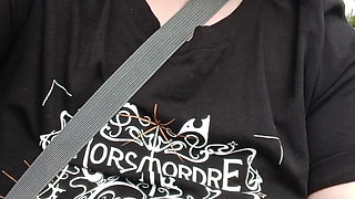 Riding on Ripper (I named it Ripper because of Giles, Rock In Peace!)