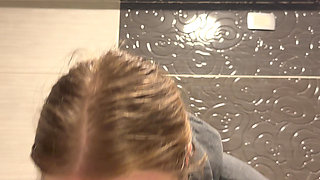 Hot Striptease in the Bathroom