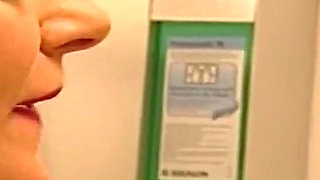 Filthy Blonde Domina Milks Patient's Cock Hard