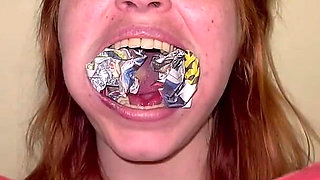 Newspaper Gag POV - Stuffing, Slapping, Taking Out