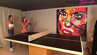 Married Women Fuck Young Tattooed Woman And Get Cum In Mouth - Ambar Prada, Blonde Sara And Sara Blonde