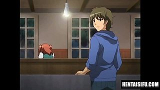 Hentai Sex Cafe - Japanese Anime Waitress Begs for Creampie - English Subtitles