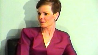 Redhead fetish spanking and pussy vibrating