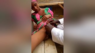 Shaving Pubic Hair Of His Old Daughter