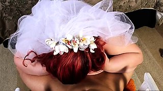 My plump free wedding shoot horney bride sashaa juggs F z