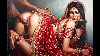 Husband fucked his wife on the first night of marriage Video HD