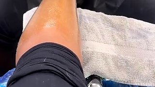 Amateur Foot Fetish Girlfriend Sucks and gives a Footjob