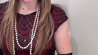 London Evans' Roaring '20s Jerk off Instruction 4K POV Temptation Awaits!