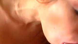 Horny stud gives facial to beautiful teen