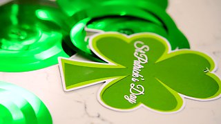 Hot blonde stepsis sucks Leprechaun Cock