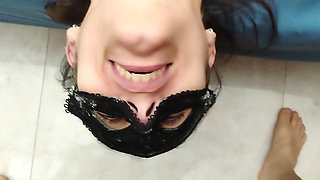 Use My Throat Like A Pussy - Deep Throat Upside Down