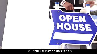 Shewillcheat - sexy blond gf pounds bbc for cuckold bf