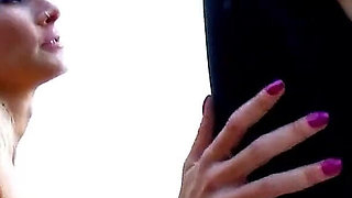 Horny threesome with stepdad, skinny babe and her girlfriend